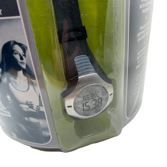 Pedometer Watch Sportline Total Fitness New Sealed 955 Unisex Men Women Vintage - Picture 13 of 14